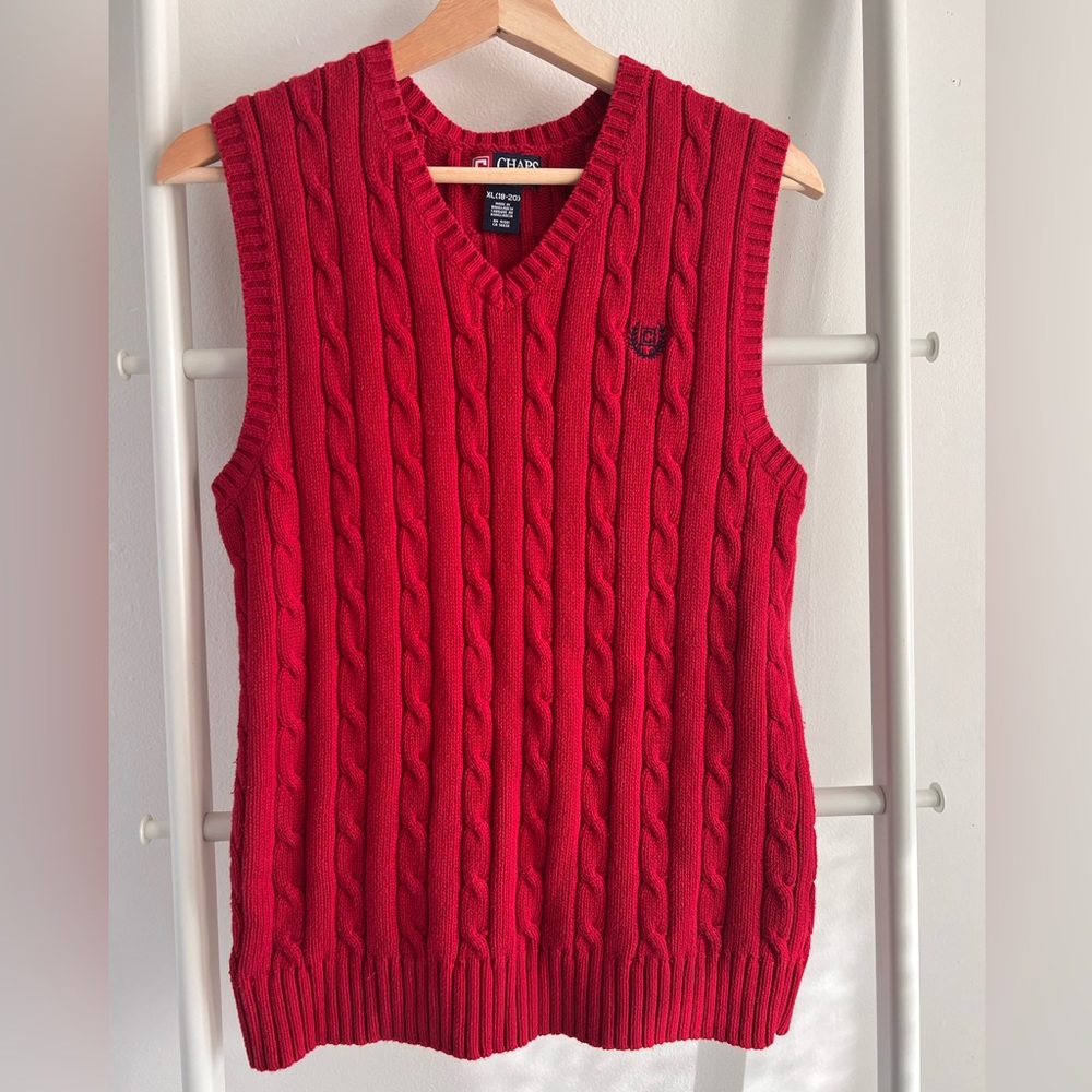 Vintage Oversized Knit Vest